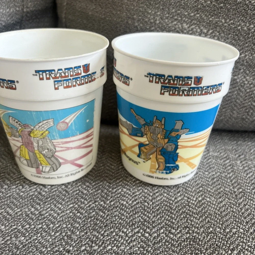 Hasbro 1986 cups